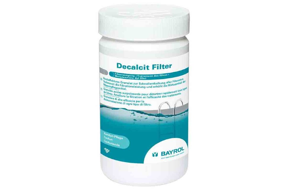 4513111 Bayrol, ДЕКАЛЬЦИТ фильтр(Decalcit Filter), гранулы для очистки оборудования от налета, 1 кг банка