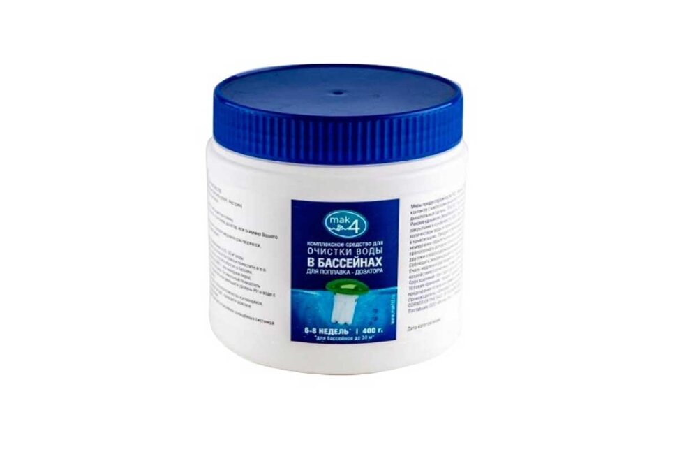 Запасные таблетки для дозатора для дезинфекции воды "МАК 4" 10087