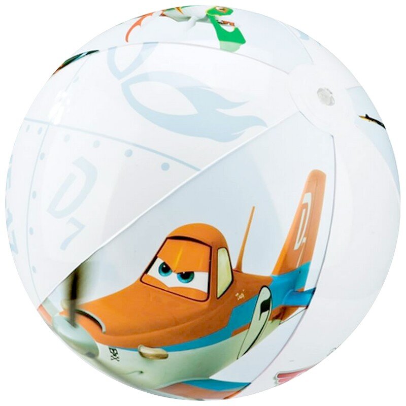 Мяч детский надувной пляжный “Самолеты” 61 см. INTEX 58058NP