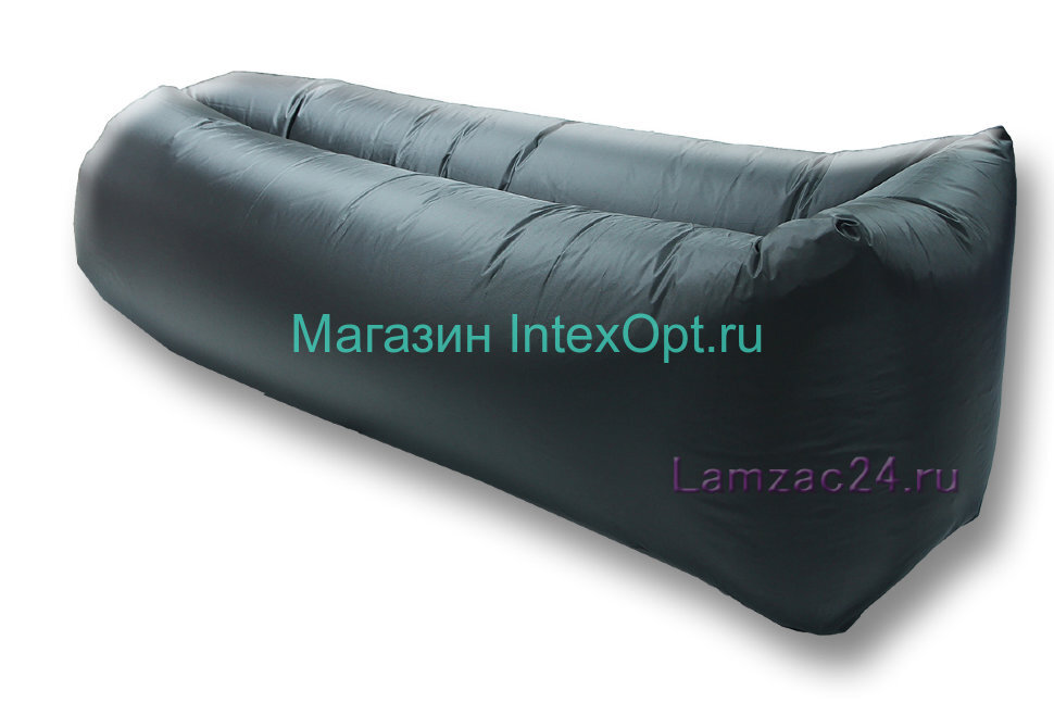 Надувной лежак ламзак (черный)