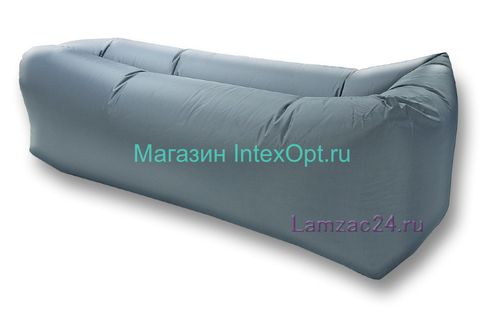 Надувной лежак ламзак (серый)